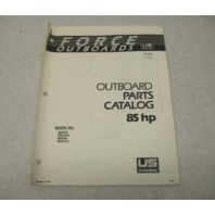 OB4052 Outboard Parts Catalog for Force 85 Hp 1985