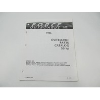 OB4084 Outboard Parts Catalog for Force 50 Hp 1986