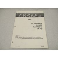 OB4084 Outboard Parts Catalog for Force 50 Hp 1986 507F6A 507X6A Bayliner