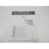 OB4085 Outboard Parts Catalog for Force 85 Hp 1986