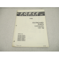 OB4086 Outboard Parts Catalog for Force 125 Hp 1986