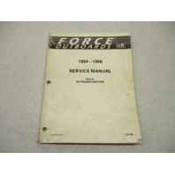 OB4129 1984-1986 Force Outboard Service Shop Repair Manual Book 50 HP