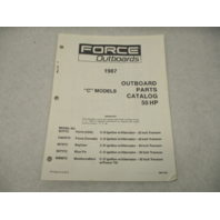 OB4161 Outboard Parts Catalog for Force 50 HP C Models 1987 Bayliner