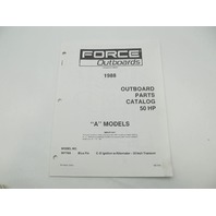 OB4192 Outboard Parts Catalog for Force 50 HP A Models 1988