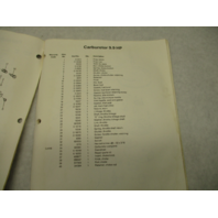 OB4212 Outboard Parts Catalog for Force 9.9 HP A Models 1988 Manual Start