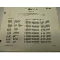 OB4252 Outboard Parts Catalog for Force 50 HP D Models 1988 Bayliner