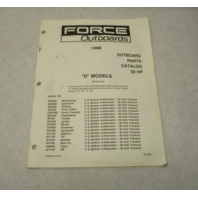 OB4252 Outboard Parts Catalog for Force 50 HP D Models 1988 Bayliner