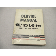 OB4644 Service Repair Manual for Force 85/125 L-Drive 1990-91