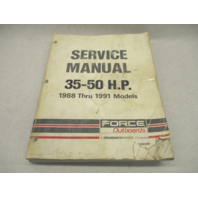 OB4645 Outboard Service Repair Manual for Mercury Force 35-50 HP 1988-91