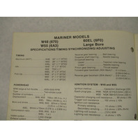 SIS-885 584 Outboard Advanced Service Manual for Mariner W48 W55 60EL (6F0)