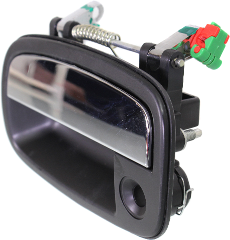 Front Pair Outer Door Handle Set – Smooth Black For 1995-2002 Kia Sportage (AM Autoparts)