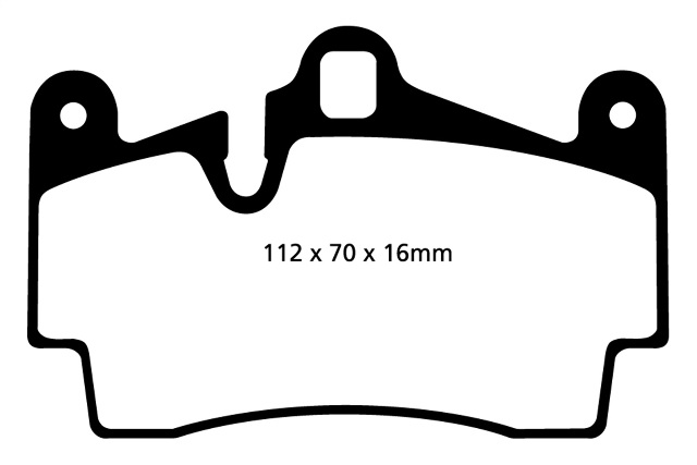 EBC Brakes DP4612R Yellowstuff Street and Track Brake Pad