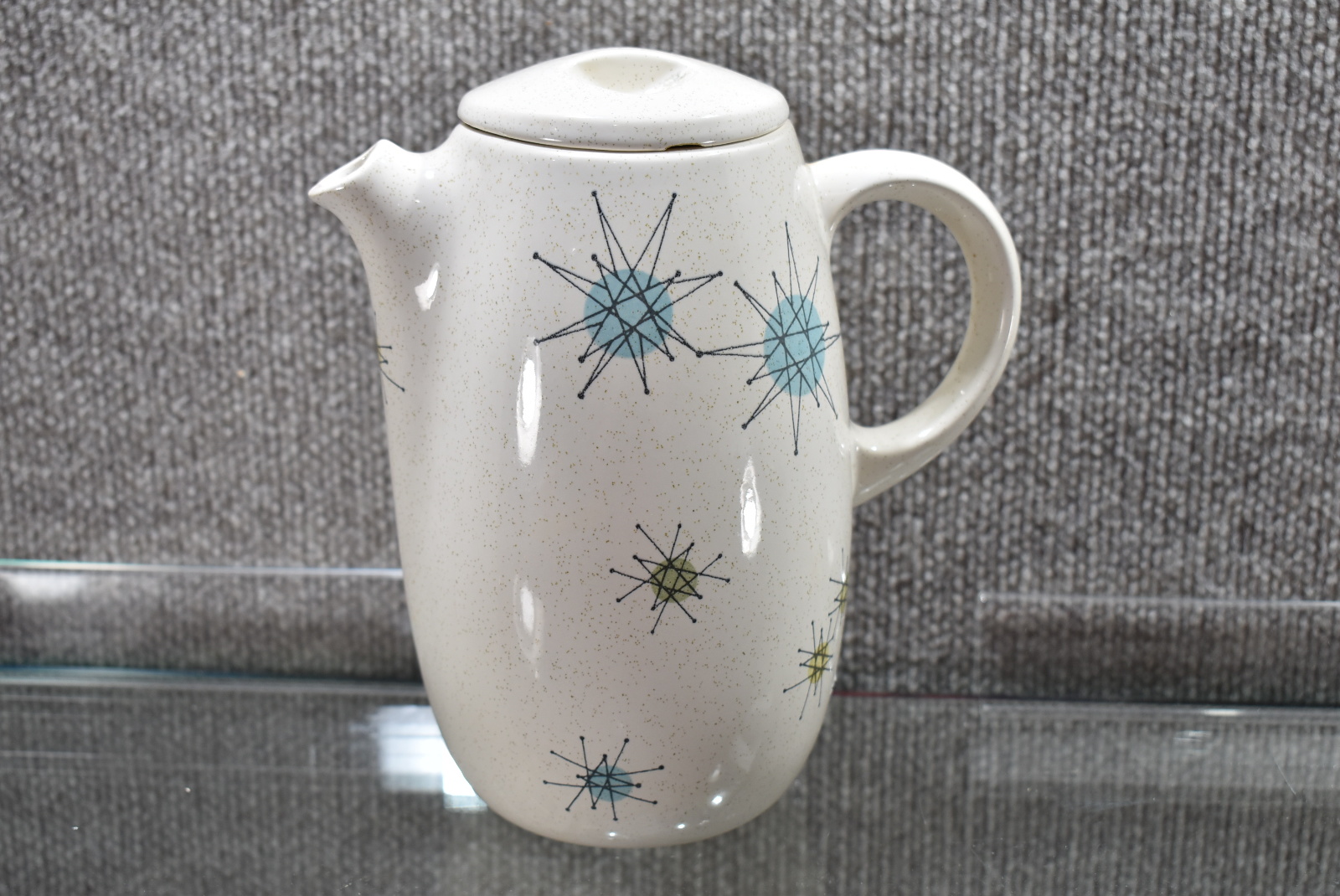 VTG Franciscan Atomic Starburst Coffee Pot with Lid 8" Air Capital