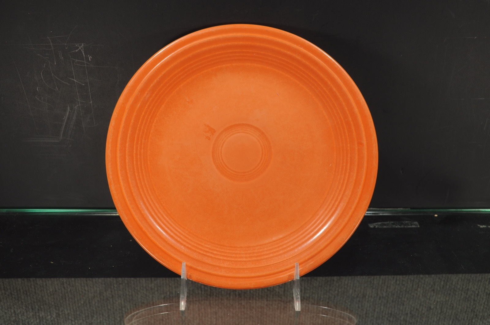Vintage Fiesta Dinner Plate Tangerine 9.5" Air Capital Marketplace