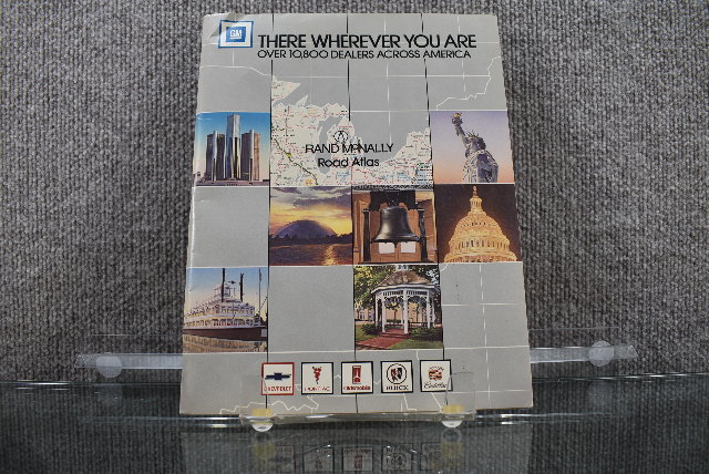 VTG 1982 GM Rand McNally Road Atlas