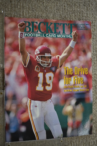 Beckett Football Card Monthly Dec 1994  -Montana Means Covers
