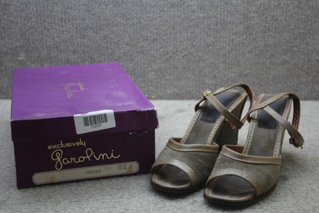 Exclusively Garolini Suede Open Toe Strappy Wedge Heel