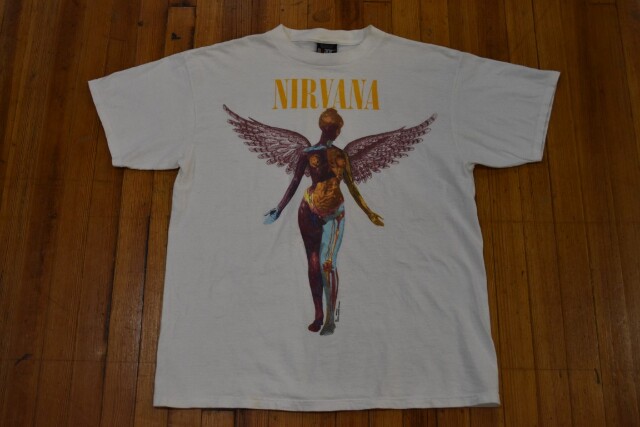 Nirvana In Utero Authentic Vintage 90s T-Shirt Size XL Giant Tag