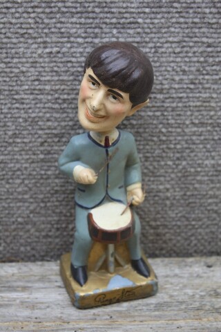 Antique Vintage The Beatles Ringo Starr Bobble Head / Nodder
