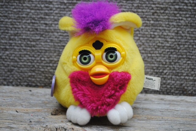 1999 Foul Mouth Talking Yellow, Red, & Purple Furby Buddy