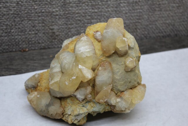 Natural Large Honey Calcite Crystal Cluster