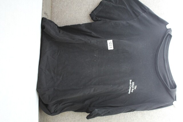 VTG 90S ELLIOTT BAY BOOK COMPANY T-SHIRT SEATTLE CAFE STORE USA MADE ONEITA
