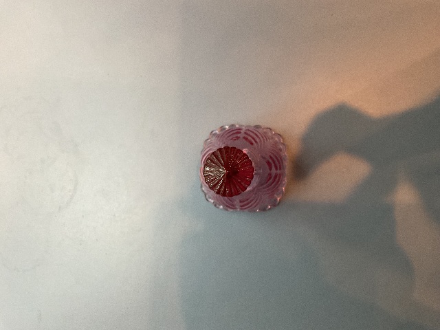 VTG FENTON Caprice Pink Art Glass Bell