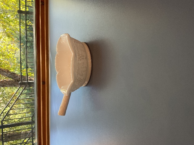 Vintage Imperial Milk Glass Small Dish with handle