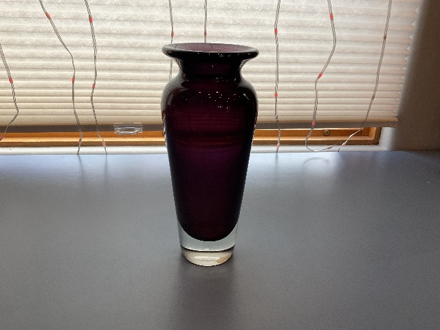 Vintage Amethyst Glass Vase