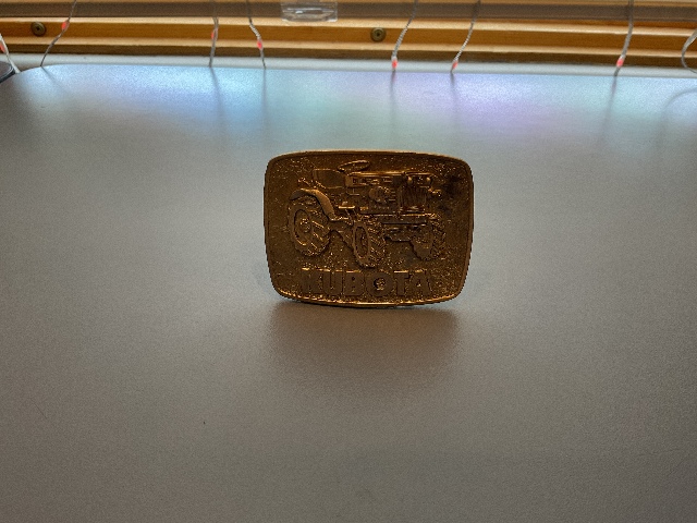 VINTAGE KUBOTA BELT BUCKLE