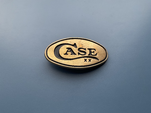 VINTAGE 1978 CASE BELT BUCKLE Solid Brass