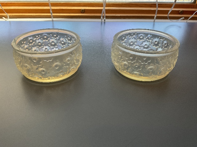 BEAUTIFUL Sabino Fleurs Design Small Bowls Set of 2