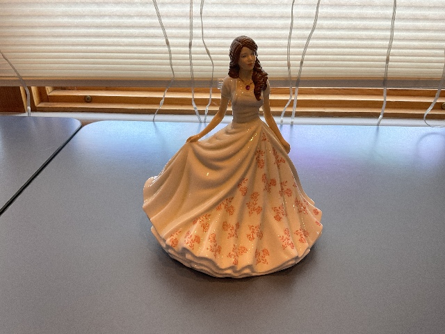 Royal Doulton Birthstones Collection July Ruby Figurine