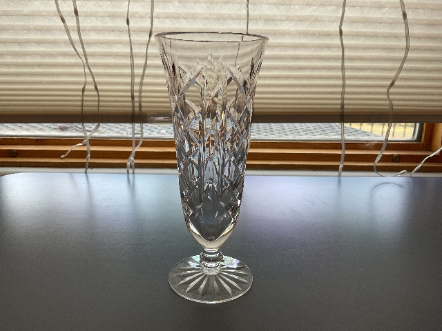 Waterford Crystal Kilbarry Footed Vase