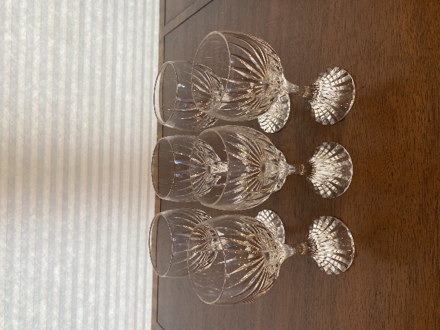 Baccarat Crystal Massena Glass - American Water Glass - 8 In