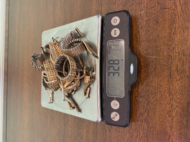 MIXED LOT Of GOLD FILLED ITEMS #5 (328 GRAMS)