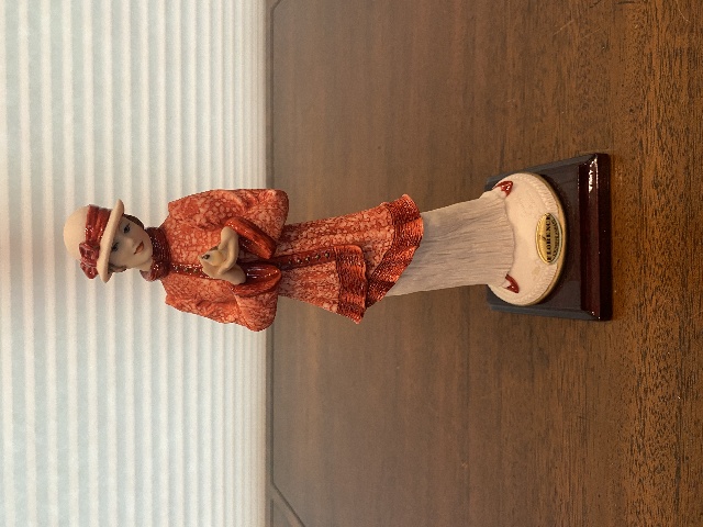 BEAUTIFUL 1998 VTG Florence Giuseppe Armani ROBIN Figurine #1167E 9.5"H, ITALY