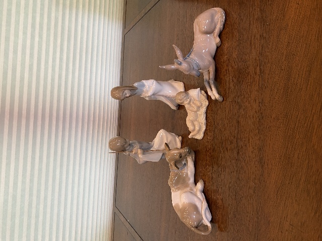 STUNNING SET (5) LLADRO VTG Children's Nativity Porcelain Figurines SPAIN