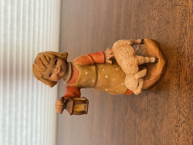 VTG ANRI FERRANDIZ LEADING THE WAY LTD ED #533/1500 Wood Figurine ITALY 6"H