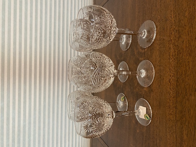 STUNNING SET(6) WATERFORD Crystal Millennium Series Balloon Glasses 8"H SIGNED