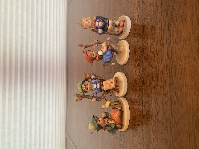 4 VTG Goebel Hummel Figurines #142 3/0, 141 3/0,  16 2/0, 63, GERMANY