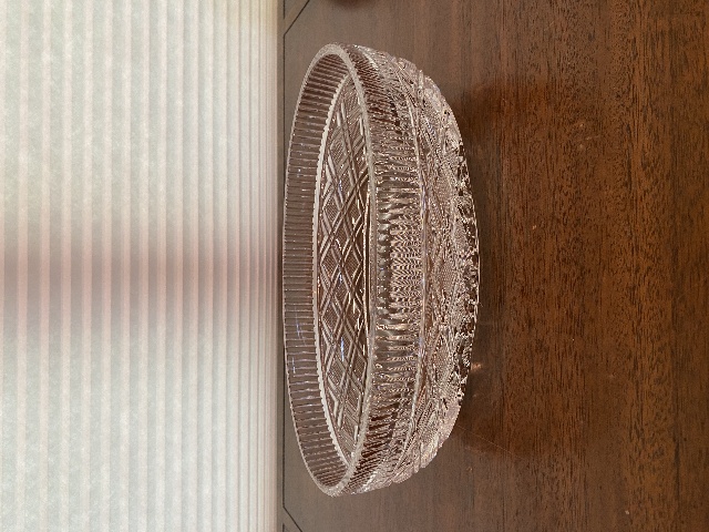 STUNNING LARGE Waterford Crystal TRADITIONAL Oval Centerpiece Bowl 11.75"L