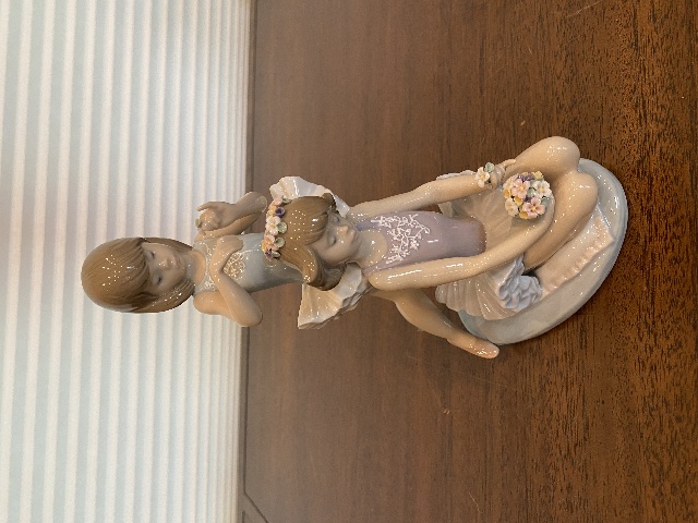 VTG LLADRO FIRST BALLET Glossy Porcelain Figurine #5714 8"H SPAIN