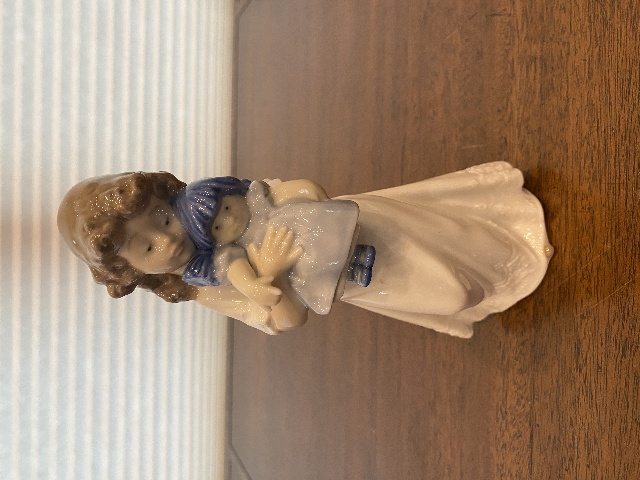 VTG NAO By LLADRO WE'RE SLEEPY  Glossy Porcelain Figurine #1107 8.25"H SPAIN
