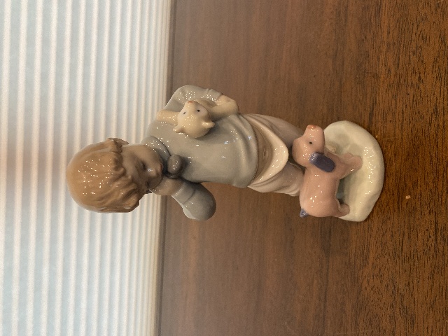 VTG NAO By LLADRO HELLO MOMMY Glossy Porcelain Figurine #1044 7.25"H SPAIN