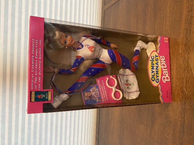 1995 OLYMPIC GYMNAST Barbie Doll Mattel 15123