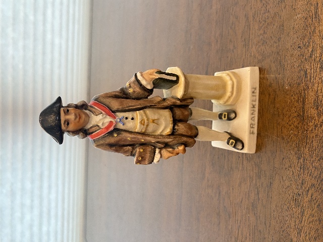 VTG Goebel Hummel BENJAMIN FRANKLIN Figurine 5.75"H TMK 4