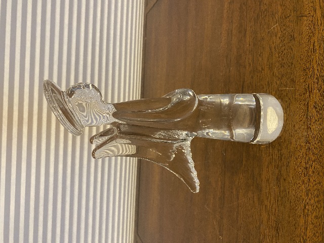 The Toscany Collection Lead Crystal Angel Figurine 9"H