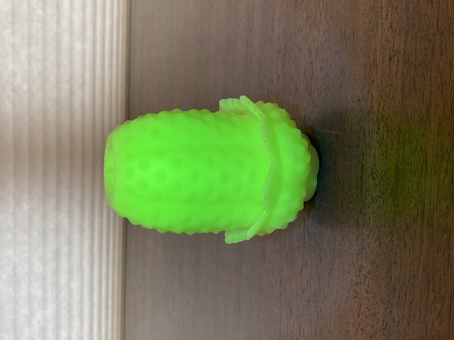 VINTAGE UV REACTIVE FENTON Yellow Custard Glass Hobnail Fairy Lamp 4.5"H