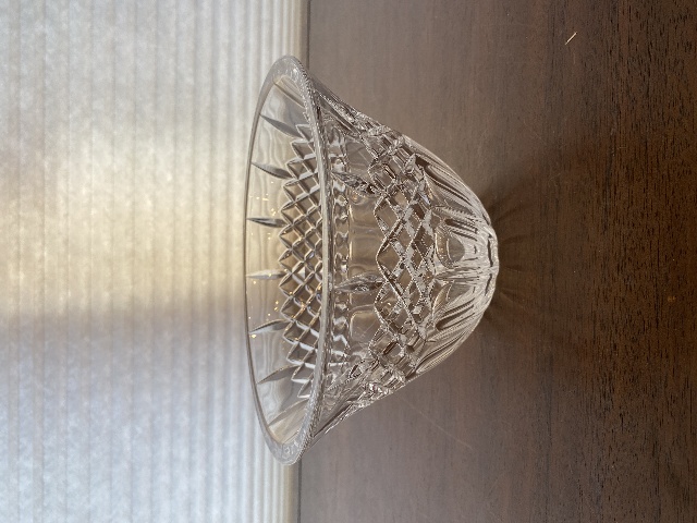 VTG Marquis By WATERFORD Crystal SHELTON Bowl SIGNED 8"W
